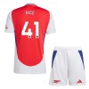 Maglia ufficiale Arsenal Rice 41 Casa 2024-25 per Bambino